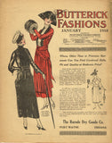 Digital Download Butterick Fashion Flyer January 1918 Edwardian Sewing Pattern Catalog