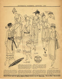 Digital Download Butterick Fashion Flyer January 1918 Edwardian Sewing Pattern Catalog