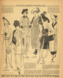 Digital Download Butterick Fashion Flyer January 1918 Edwardian Sewing Pattern Catalog