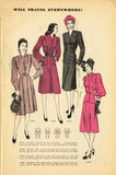 Digital Download Butterick Fashion Flyer December 1946 Small Sewing Pattern Catalog - Vintage4me2