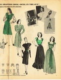 Digital Download Butterick Fashion Flyer December 1946 Small Sewing Pattern Catalog - Vintage4me2