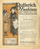 Digital Download Butterick Fashion Flyer October 1914 Edwardian Sewing Pattern Catalog