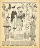 Digital Download Butterick Fashion Flyer October 1914 Edwardian Sewing Pattern Catalog