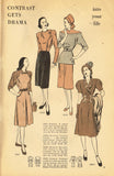 Digital Download Butterick Fashion Flyer October 1946 Small Sewing Pattern Catalog - Vintage4me2