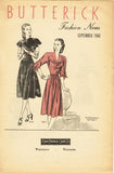 Digital Download Butterick Fashion Flyer September 1946 Small Sewing Pattern Catalog - Vintage4me2
