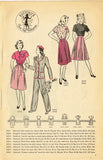 Digital Download Butterick Fashion Flyer September 1946 Small Sewing Pattern Catalog - Vintage4me2