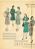 Digital Download Butterick Fashion Flyer September 1946 Small Sewing Pattern Catalog - Vintage4me2