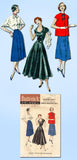 1950s Rare Uncut Vintage Singer Manikin Doll Clothes Pattern 3 Butterick Designs