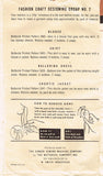 1950s Rare Uncut Vintage Singer Manikin Doll Clothes Pattern 3 Butterick Designs