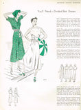 1930s Digital Download Butterick Summer 1936 Fashion Magazine Pattern Book Catalog