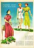 1930s Digital Download Butterick Summer 1936 Fashion Magazine Pattern Book Catalog