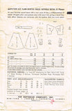 1950s Vintage Butterick Sewing Pattern 6479 Misses Day Dress w Cap Sleeves Sz 12