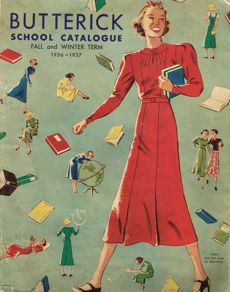 1930s Butterick School College Pattern Catalog 1936 Digital