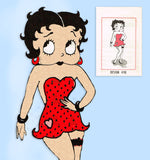 1960s Vintage Design Mail Order Sewing Pattern 490 Uncut Betty Boop Stuffed Doll