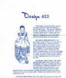 1950s Original Vintage Design Mail Order Sewing Pattern 623 Uncut Toaster Doll
