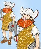 1960s VTG Design Mail Order Pattern 699 Uncut Kids Hagar the Horrible Costume