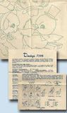 1950s Vintage Design Embroidery Transfer 7398 Uncut Baby Animal Crib Quilt