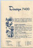 1950s Vintage Design Embroidery Transfer 7400 Uncut Bias Tape Critters ORIG