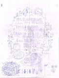 1950s Vintage Design Embroidery Transfer 742 Uncut Childs Prayer Wall Hanging