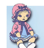 1960s Vintage Design Sewing Pattern 766 Uncut 12 Inch Baby Sock Doll Original