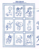 1950s Vintage Design Quilt Pattern 788 Uncut Kids Circus Quilt - Vintage4me2