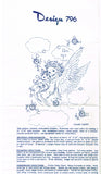 1940s Vintage Design Embroidery Transfer 796 Uncut Baby Sampler Framed Picture