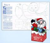 1950s Original Vintage Design Sewing Pattern 963 Uncut Santa in Chimney Doll