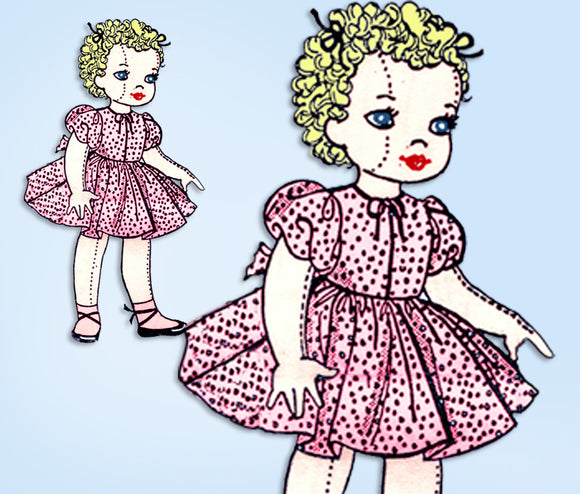1960s Original Vintage Mail Order Sewing Pattern 970 Uncut 14inch Sock Doll