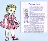 1960s Original Vintage Mail Order Sewing Pattern 970 Uncut 14inch Sock Doll