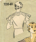 Du Barry 1084: 1930s Stunning Misses Bedjacket Sz 36 38 B Vintage Sewing Pattern