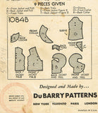 Du Barry 1084: 1930s Stunning Misses Bedjacket Sz 36 38 B Vintage Sewing Pattern
