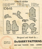 Du Barry 1084: 1930s Stunning Misses Bedjacket Sz 36 38 B Vintage Sewing Pattern