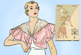 Du Barry 1084: 1930s Stunning Misses Bedjacket Sz 36 38 B Vintage Sewing Pattern - Vintage4me2