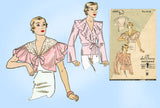 Du Barry 1084: 1930s Stunning Misses Bedjacket Sz 36 38 B Vintage Sewing Pattern - Vintage4me2
