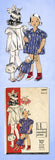 1930s Vintage Du Barry Sewing Pattern 1299 FF Toddler Girls and Doll Dress Sz 6