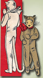 1930s Vintage Du Barry Sewing Pattern 1305 Little Boy or Girls Cat Costume Sz 8
