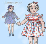 1930s Vintage Du Barry Sewing Pattern 1615B 18inch Doll Clothes Set