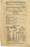 1930s Vintage Du Barry Sewing Pattern 1803 Misses Afternoon Dress Size 38 Bust