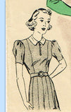 Du Barry 1853: 1930s Misses Princess Dress Size 32 Bust Vintage Sewing Pattern - Vintage4me2