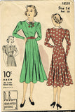 Du Barry 1853: 1930s Misses Princess Dress Size 32 Bust Vintage Sewing Pattern - Vintage4me2