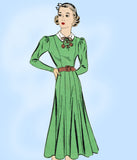 Du Barry 1853: 1930s Misses Princess Dress Size 32 Bust Vintage Sewing Pattern - Vintage4me2