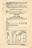 Du Barry 2002: 1930s Toddler Girls Tucked Dress Size 4 Vintage Sewing Pattern