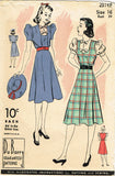 1930s Vintage Du Barry Sewing Pattern 2314 Misses Bolero Suit w Jumper Dress 34B