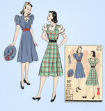 1930s Vintage Du Barry Sewing Pattern 2314 Misses Bolero Suit w Jumper Dress 34B