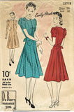 1940s Vintage Du Barry Sewing Pattern 2371 Misses Street Dress Size 14 32B ORIG - Vintage4me2