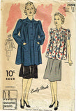 1930s Vintage Du Barry Sewing Pattern 2404 Easy Misses Artist's Smock Sz 30 Bust -Vintage4me2