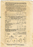1940s Original Vintage Du Barry Pattern 2707 Misses WWII Skirt & Blouse Sz 32 B