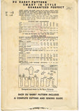 Du Barry 5437: 1940s Uncut WWII Misses 2 Piece Suit 34 B Vintage Sewing Pattern