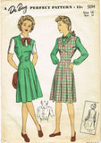 1940s Vintage Du Barry Sewing Pattern 5694 Uncut WWII Misses Suit Size 16 34 B - Vintage4me2