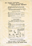 1940s Original Vintage Du Barry Pattern 5732 WWII Toddler Girls Pinafore Dress 4